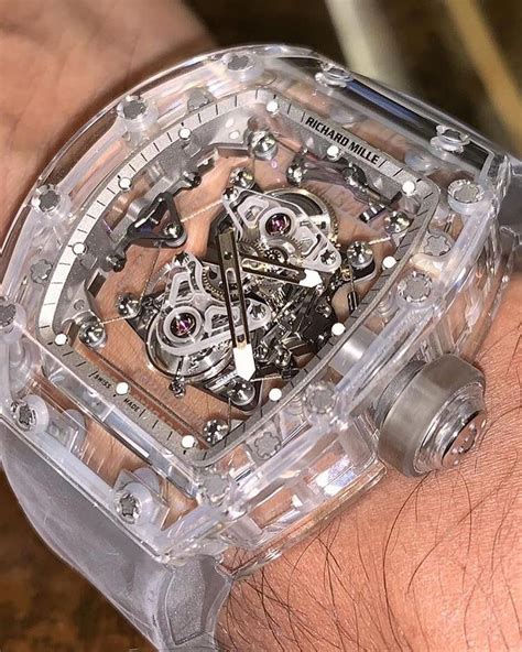 richard mille sapphire replica|richard mille watch skeleton.